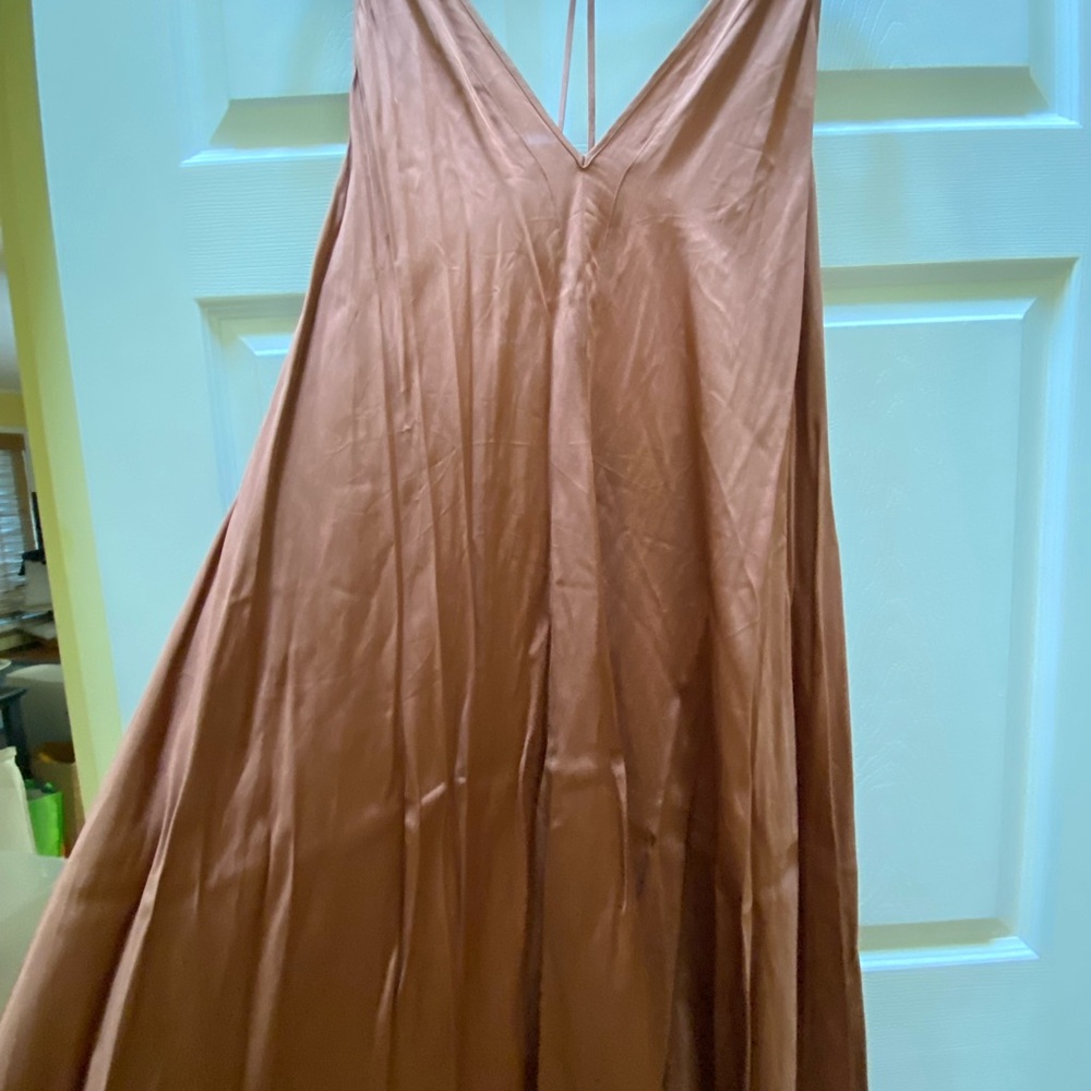 REISS Mabel Plunge Neck Maxi Dress - Picture 9 of 16